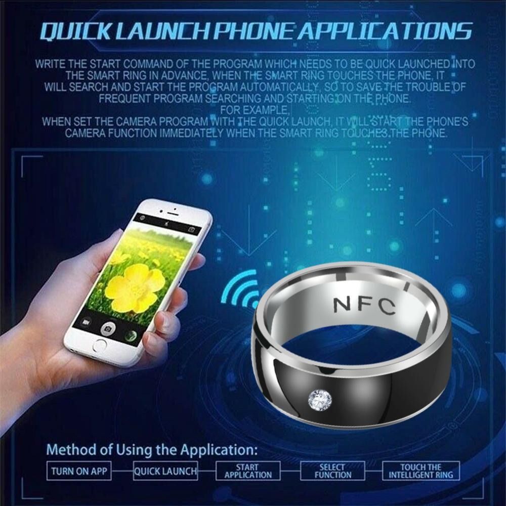 Smart Ring Nfc Pay - YENİ Teknoloji Android Telefon Ekipmanı Akıllı