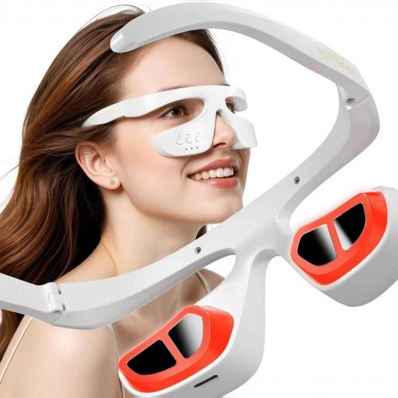 Light Therapy Glasses - Taşınabilir Akıllı Göz Masaj Cihazı 3D