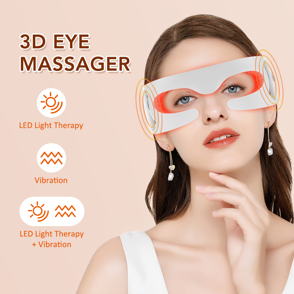 Light Therapy Glasses - Elektrikli Göz Masajı Kırışıklık Karşıtı Yaşlanma
