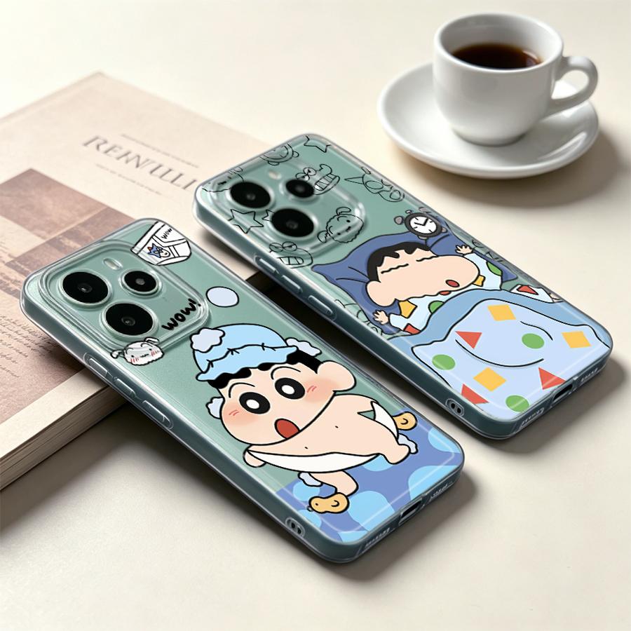 Xiaomi Redmi Note 14 - Shin-ChanS Sevimli Kılıf Xiaomi Redmi Note
