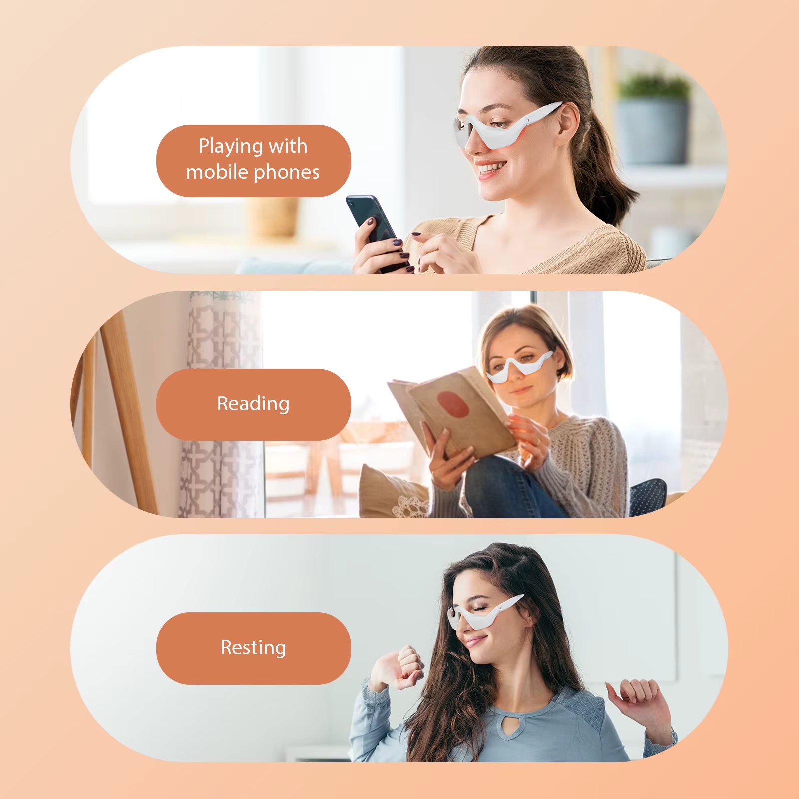 EMS Kırmızı Işık Göz Masaj Göz - Light Therapy Glasses incelemesi ve fiyatı