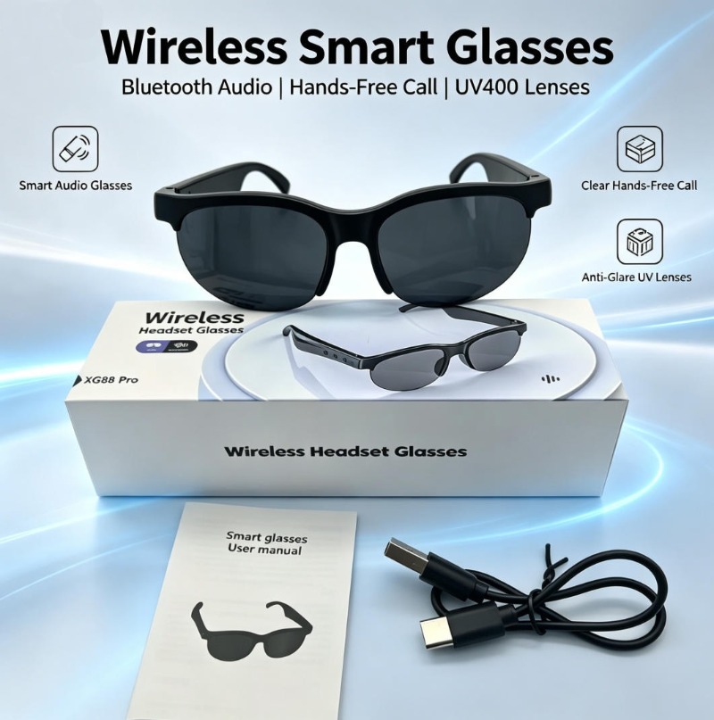 Akıllı Gözlük Bluetooth Çağrı  - Smart Glasses Lens incelemesi ve fiyatı